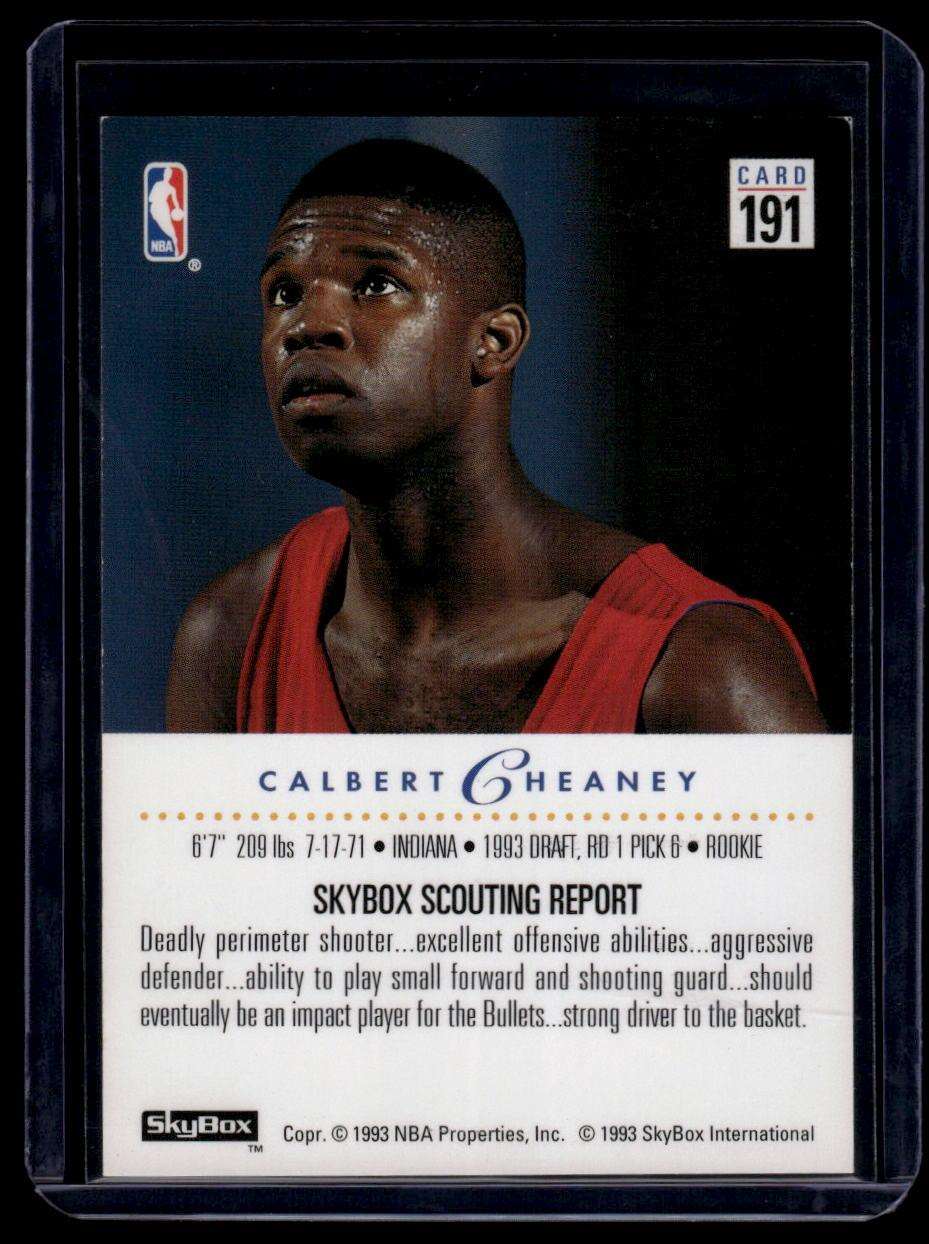 1993-94 SkyBox Premium #191 Calbert Cheaney