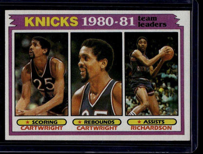 1981-82 Topps #58 Bill Cartwright / Micheal Ray Richardson