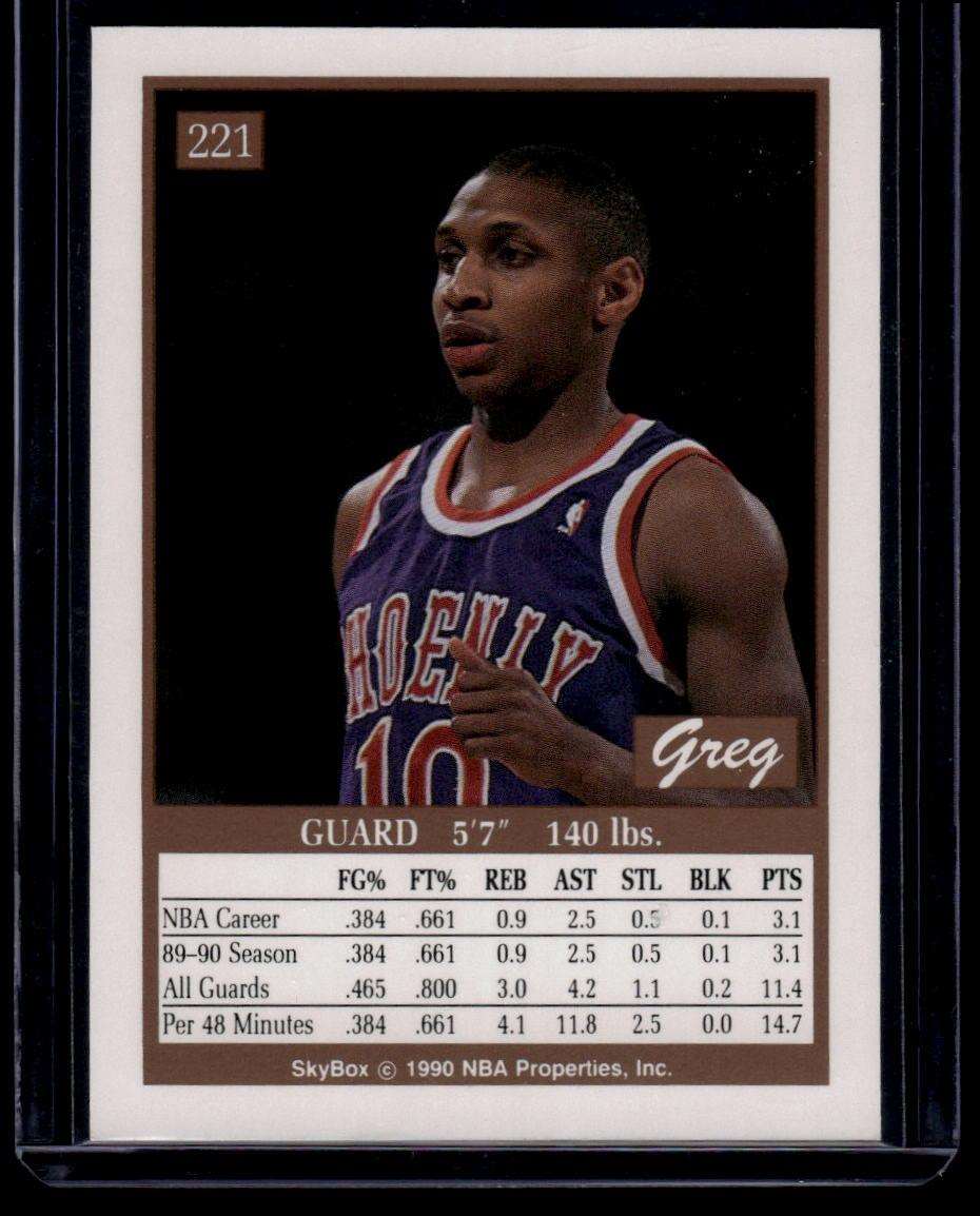 1990-91 SkyBox #221 Greg Grant