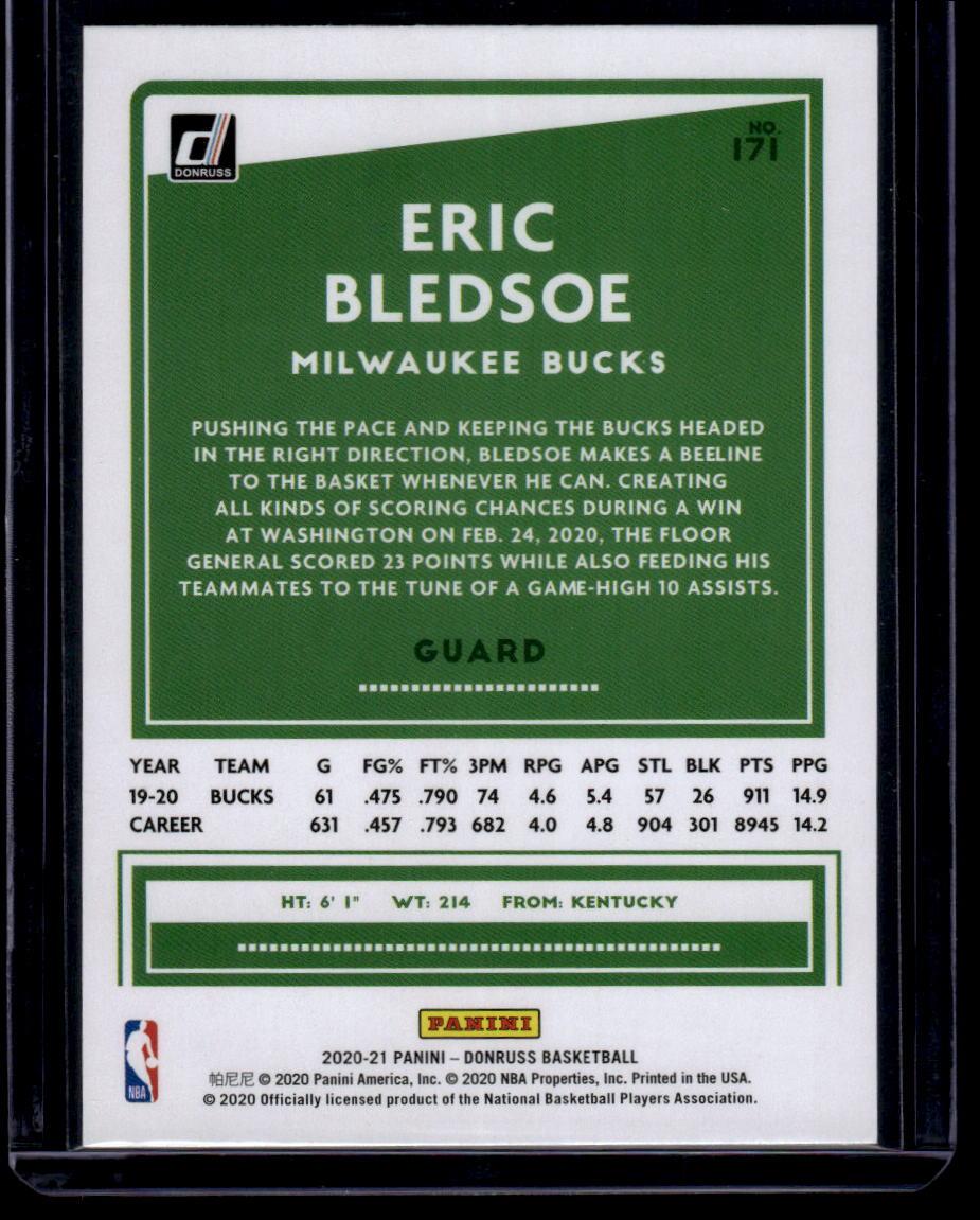 2020-21 Donruss #171 Eric Bledsoe