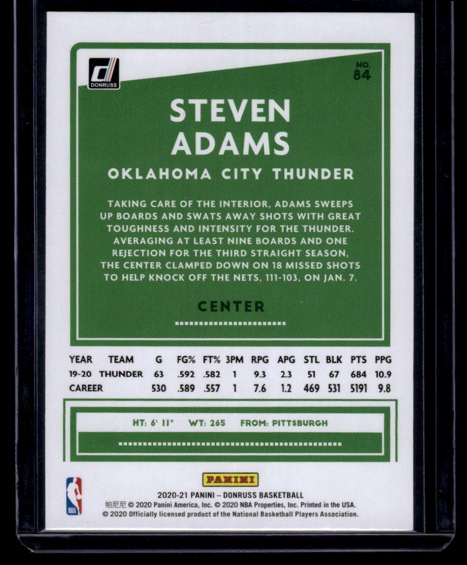 2020-21 Donruss #84 Steven Adams