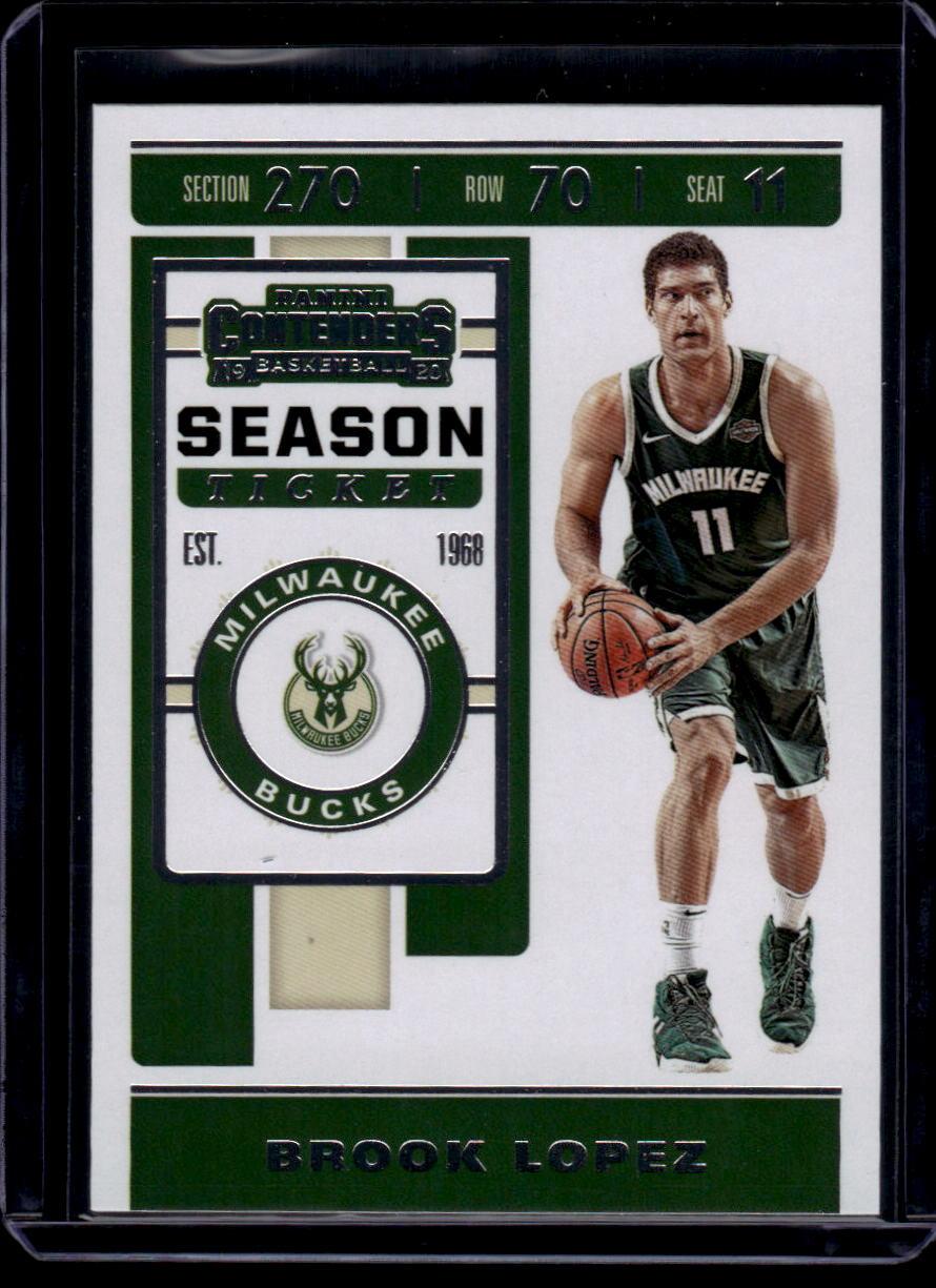 2019-20 Panini Contenders #13 Brook Lopez