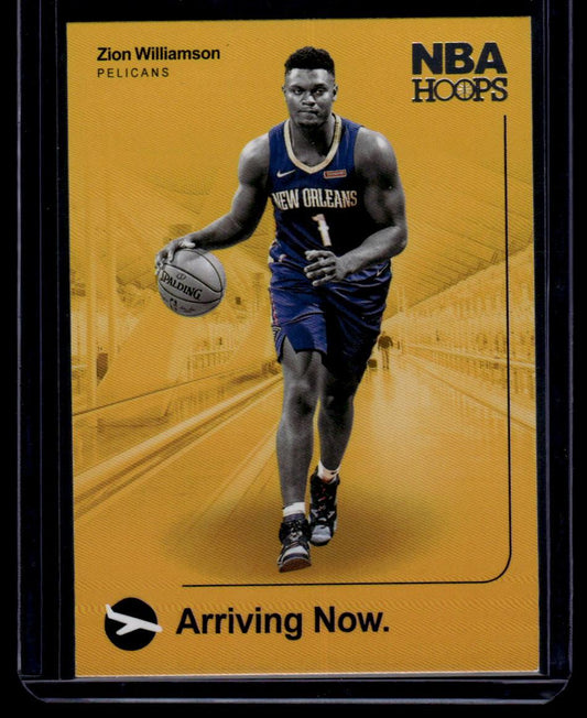 2019-20 Hoops #2 Zion Williamson Arriving Now