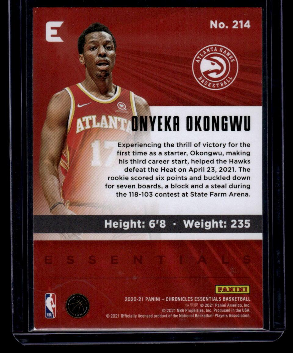 2020-21 Panini Chronicles #214 Onyeka Okongwu