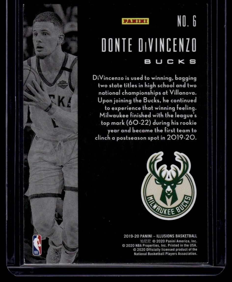 2019-20 Panini Illusions #6 Donte DiVincenzo