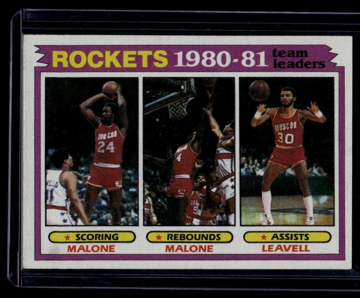 1981-82 Topps #52 Moses Malone / Allen Leavell