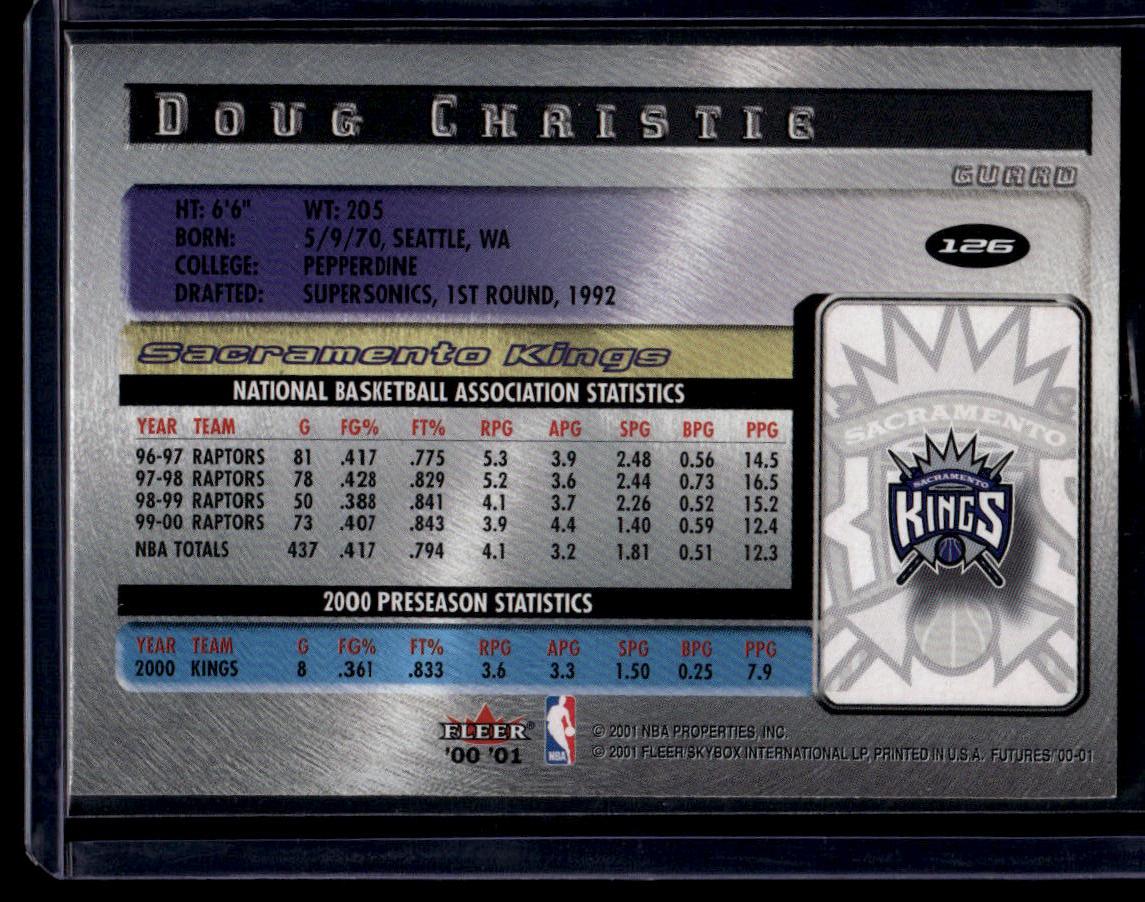 2000-01 Fleer Futures #126 Doug Christie