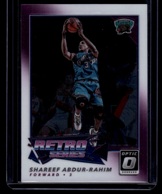 2017-18 Donruss Optic #21 Shareef Abdur-Rahim Retro Series