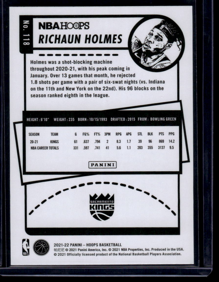 2021-22 Hoops #118 Richaun Holmes