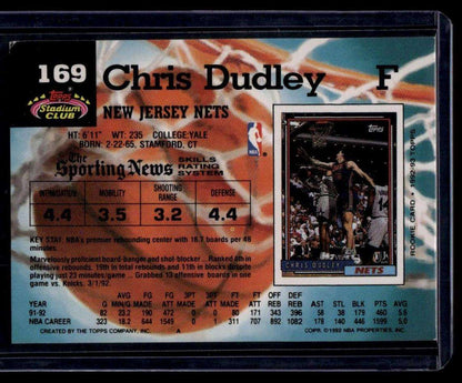 1992-93 Stadium Club #169 Chris Dudley