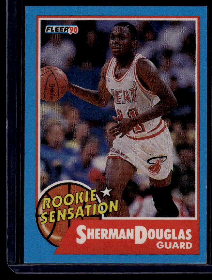 1990-91 Fleer #10 Sherman Douglas Rookie Sensations