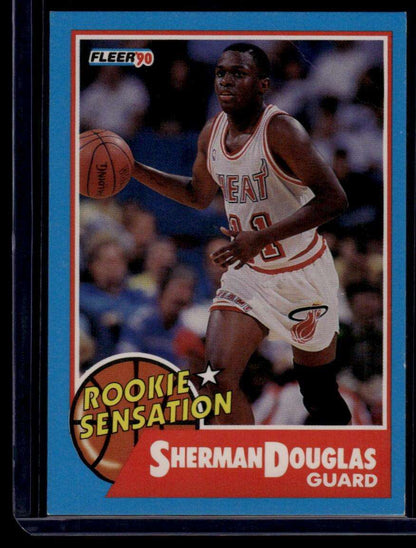 1990-91 Fleer #10 Sherman Douglas Rookie Sensations