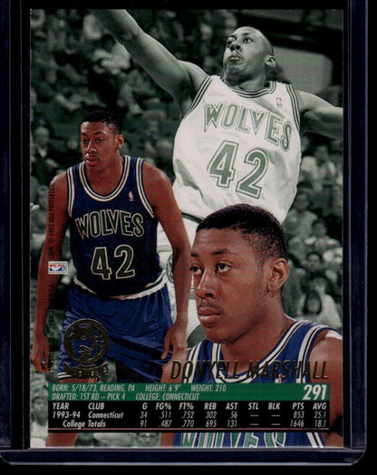 1994-95 Ultra #291 Donyell Marshall