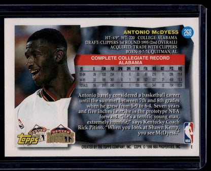 1995-96 Topps #268 Antonio McDyess