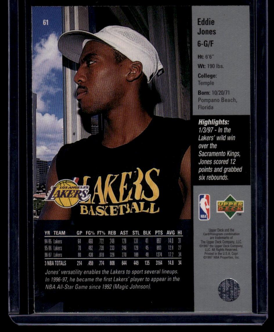 1997-98 Upper Deck #61 Eddie Jones