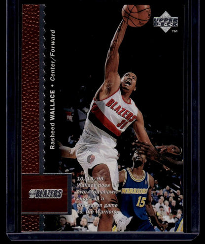 1996-97 Upper Deck #287 Rasheed Wallace