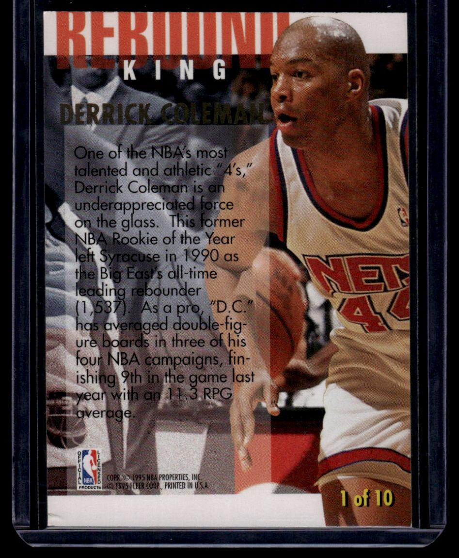 1994-95 Ultra #1 Derrick Coleman Rebound Kings