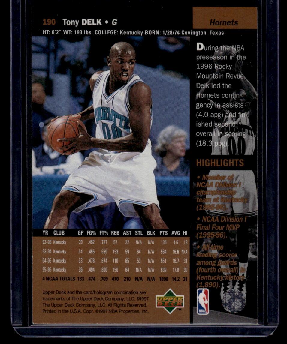 1996-97 Upper Deck #190 Tony Delk