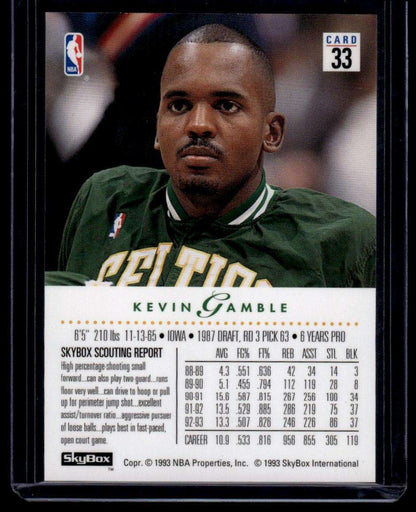 1993-94 SkyBox Premium #33 Kevin Gamble