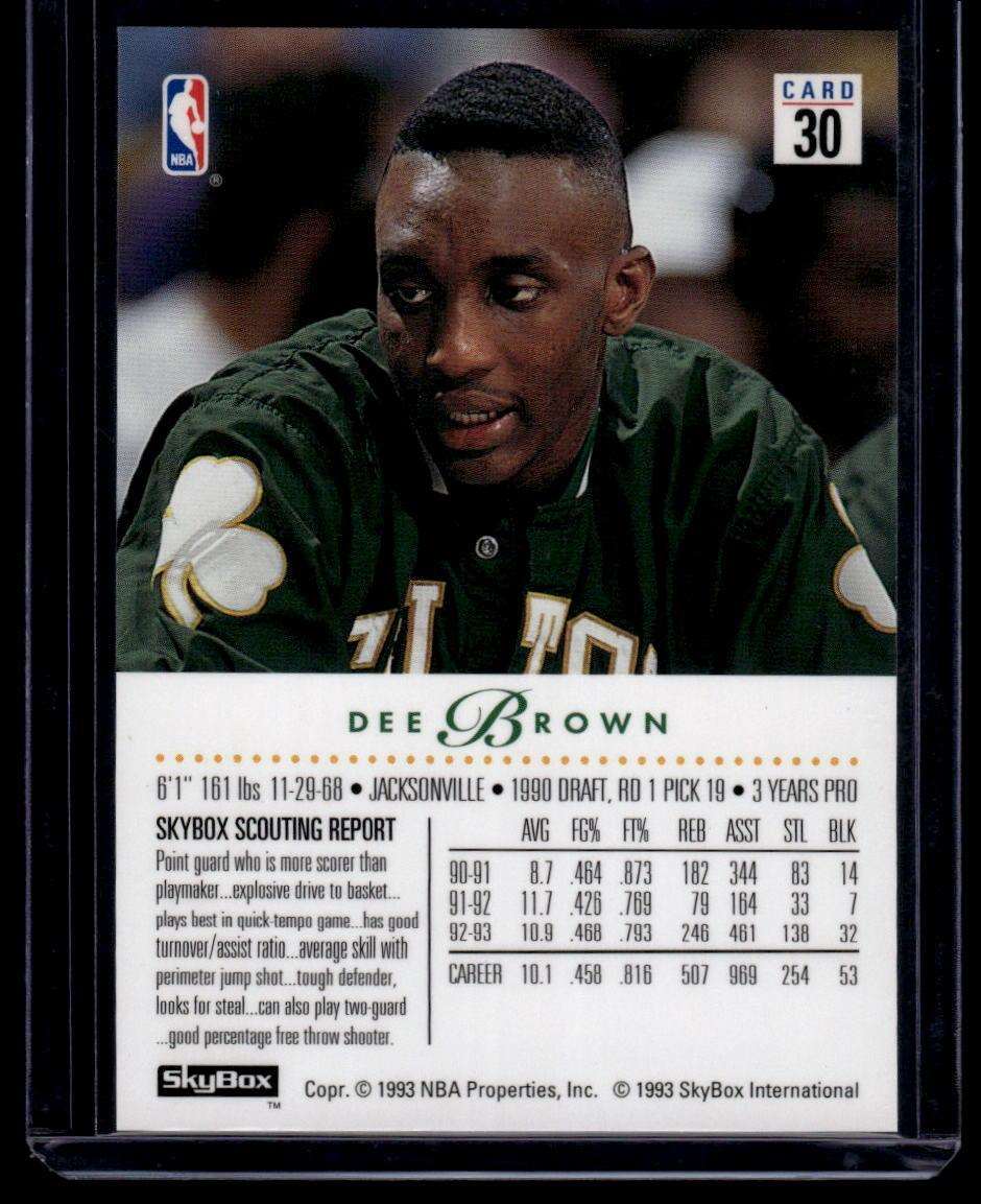 1993-94 SkyBox Premium #30 Dee Brown