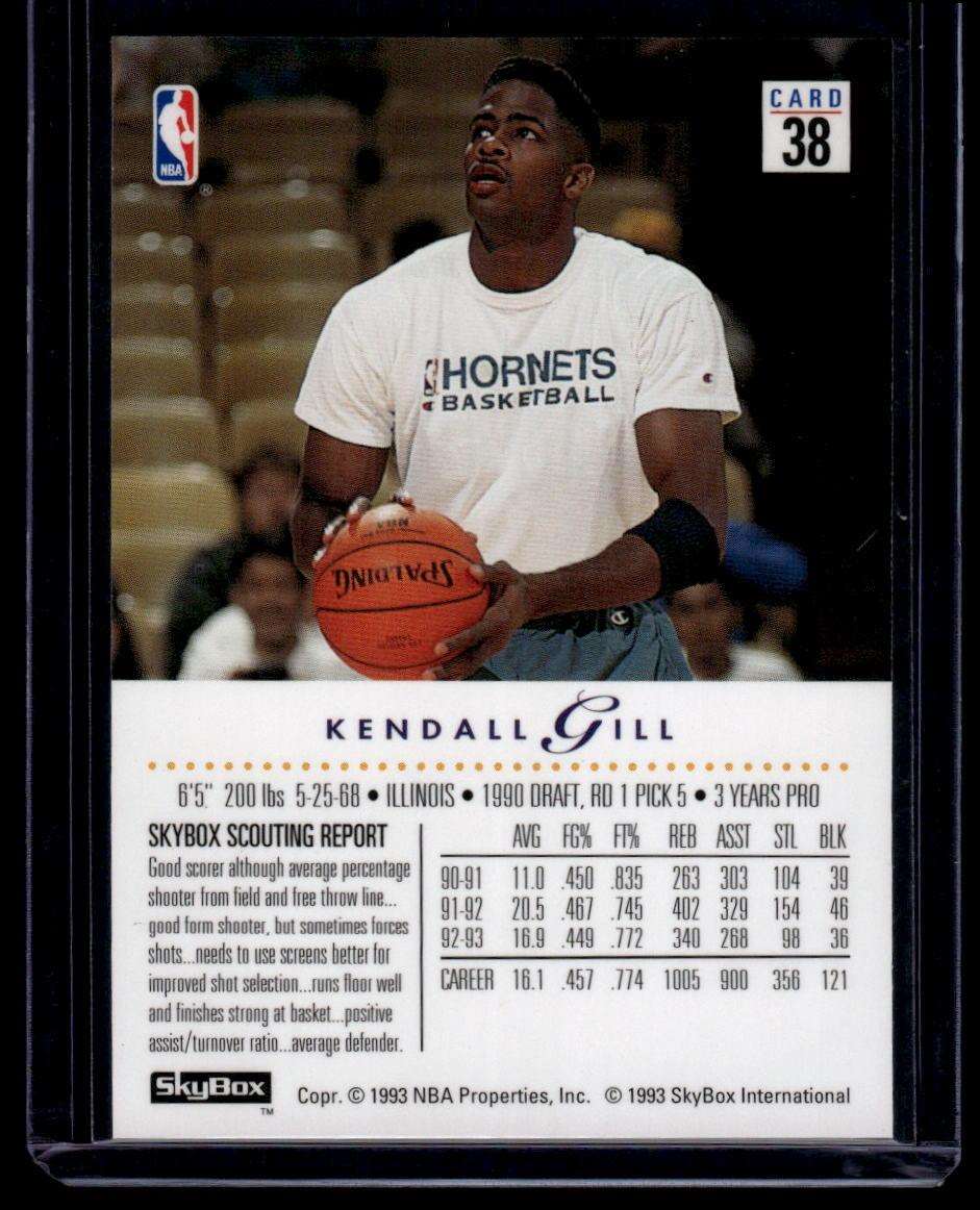 1993-94 SkyBox Premium #38 Kendall Gill