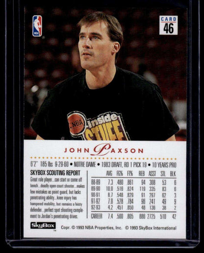 1993-94 SkyBox Premium #46 John Paxson