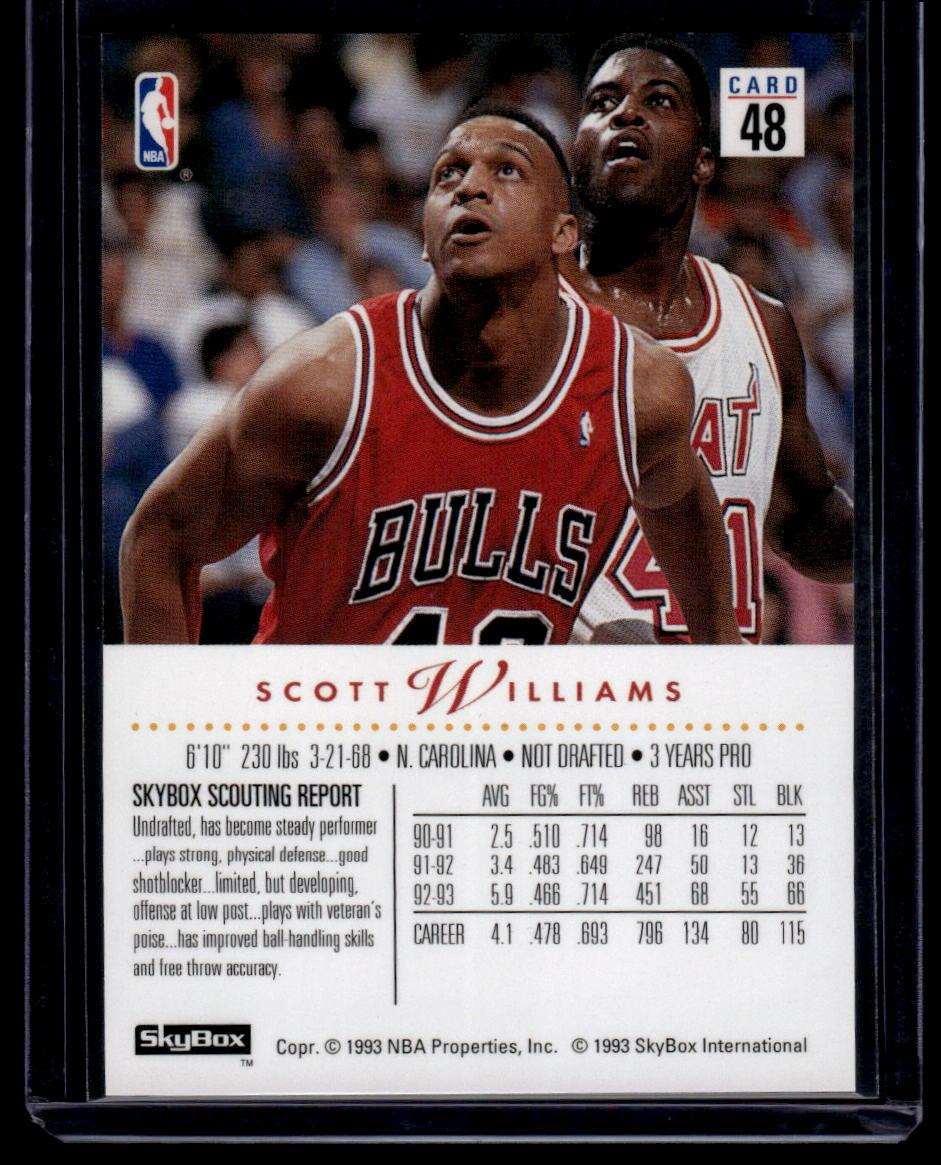 1993-94 SkyBox Premium #48 Scott Williams