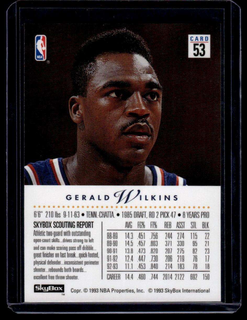 1993-94 SkyBox Premium #53 Gerald Wilkins