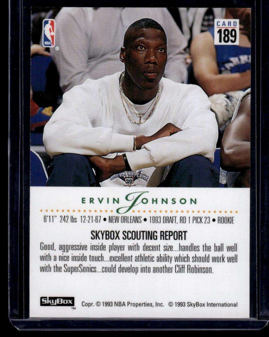 1993-94 SkyBox Premium #189 Ervin Johnson