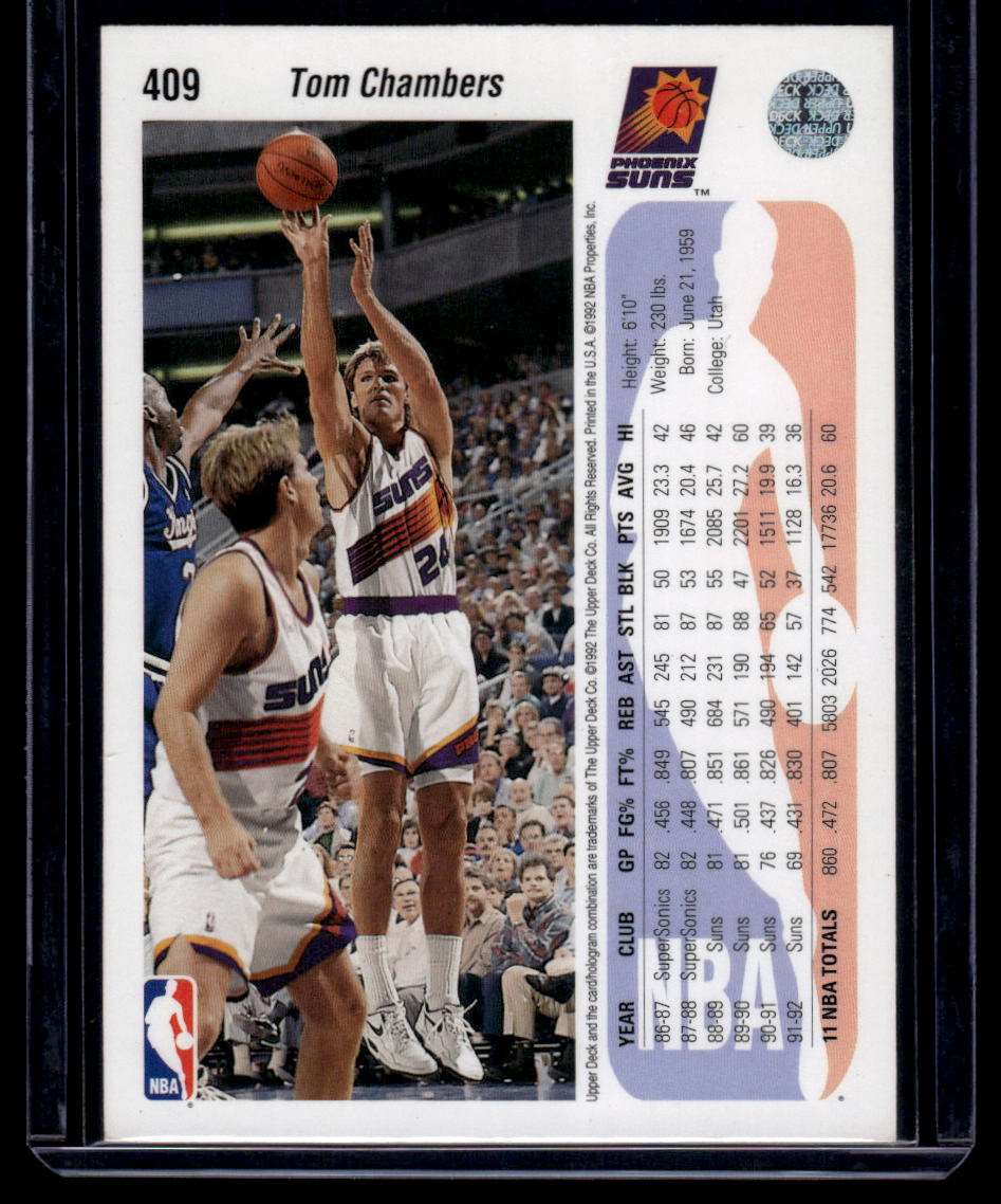 1992-93 Upper Deck #409 Tom Chambers