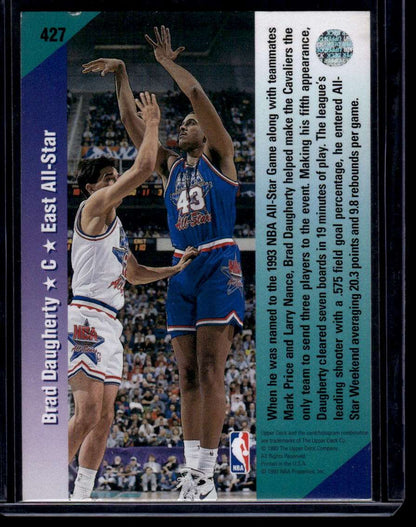 1992-93 Upper Deck #427 Brad Daugherty