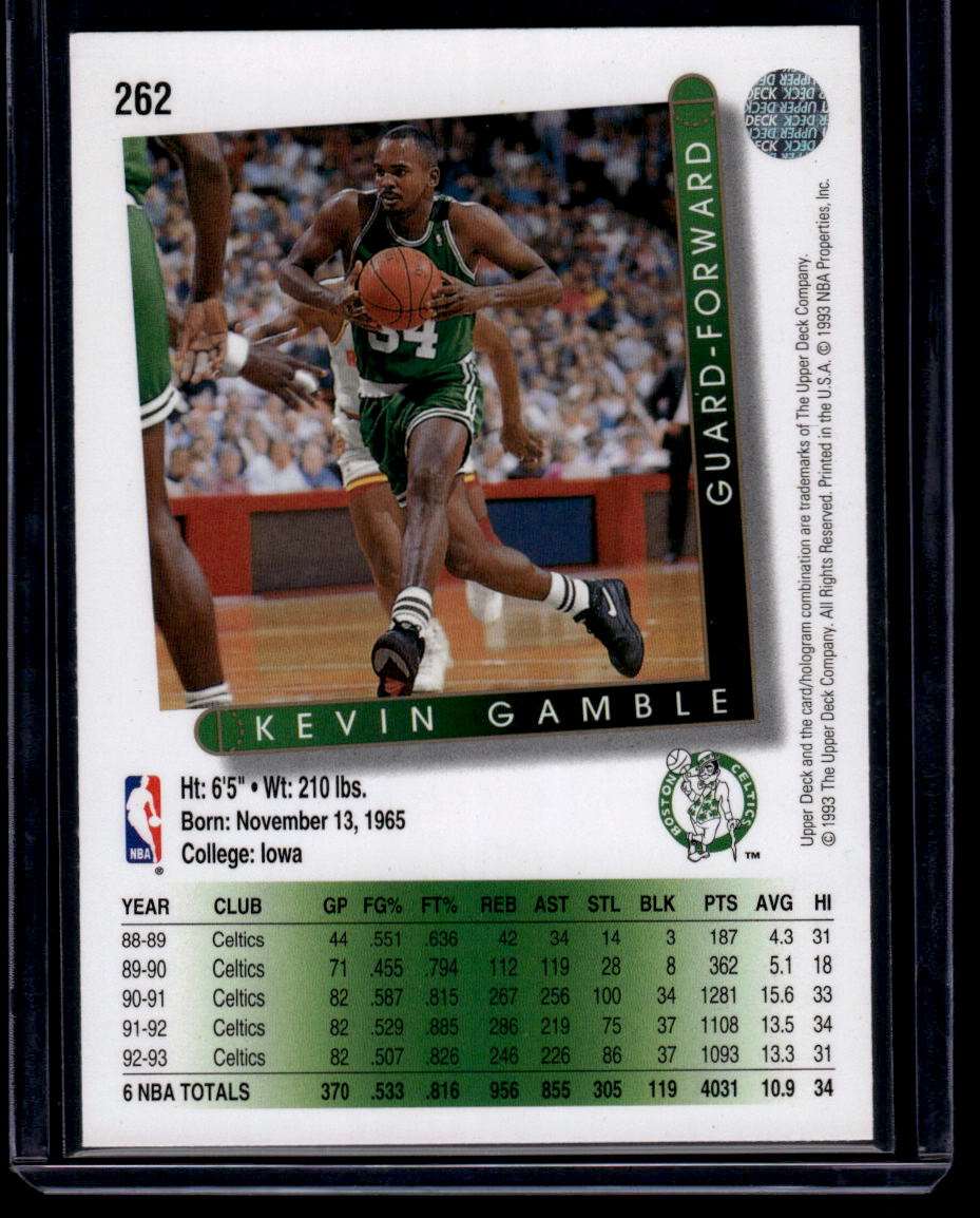 1993-94 Upper Deck #262 Kevin Gamble