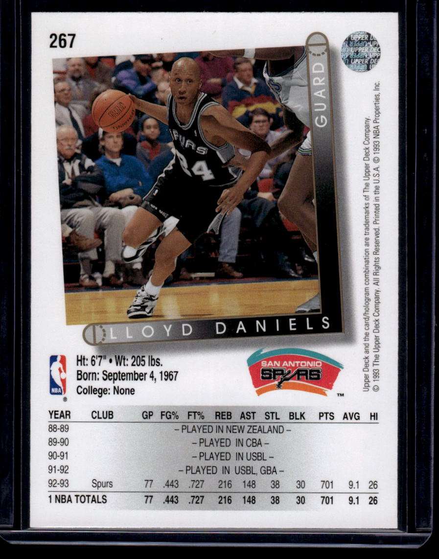 1993-94 Upper Deck #267 Lloyd Daniels