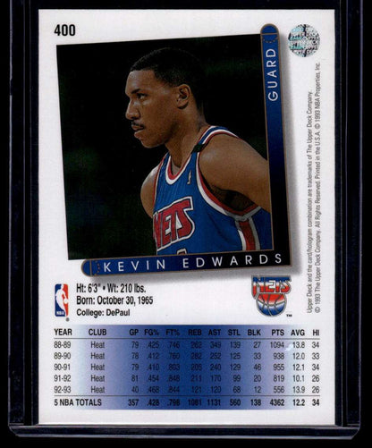 1993-94 Upper Deck #400 Kevin Edwards