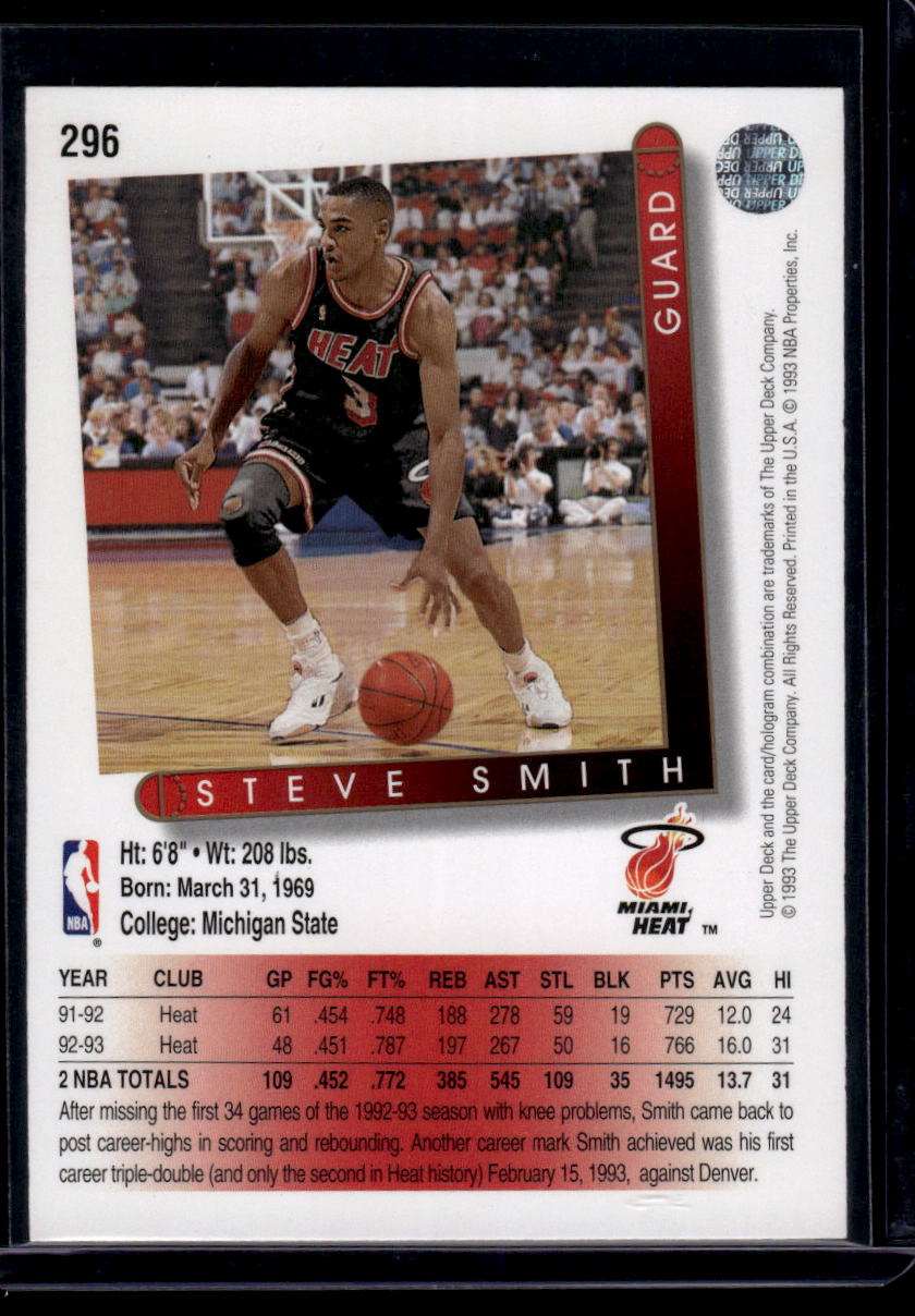 1993-94 Upper Deck #296 Steve Smith