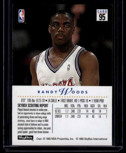 1993-94 SkyBox Premium #95 Randy Woods