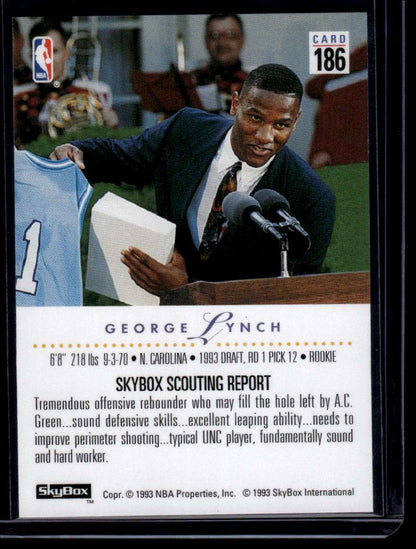 1993-94 SkyBox Premium #186 George Lynch