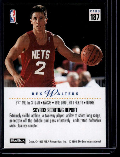 1993-94 SkyBox Premium #187 Rex Walters