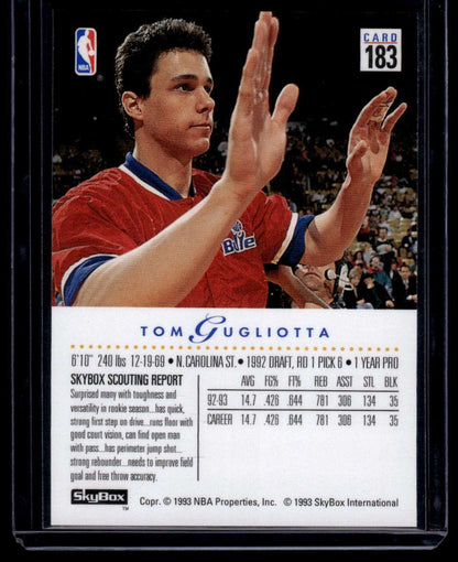 1993-94 SkyBox Premium #183 Tom Gugliotta