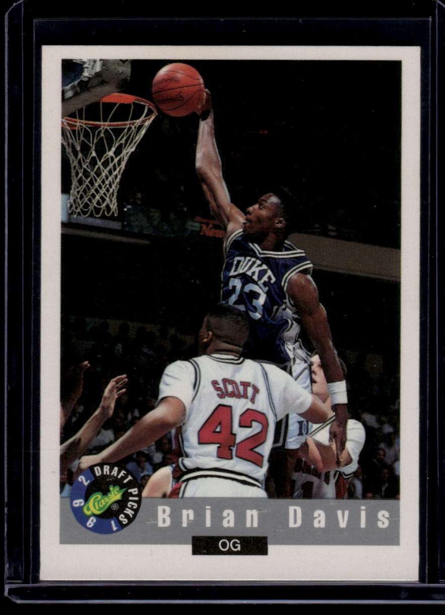 1992 Classic Draft Picks #27 Brian Davis