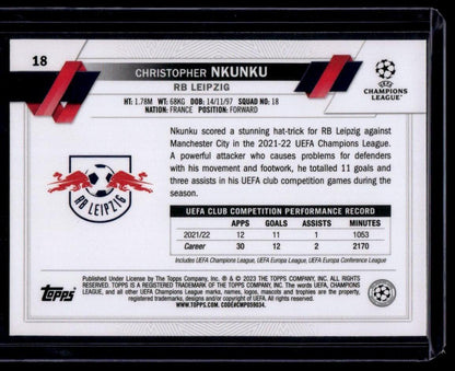 2022-23 Topps UEFA Club Competitions #18 Christopher Nkunku