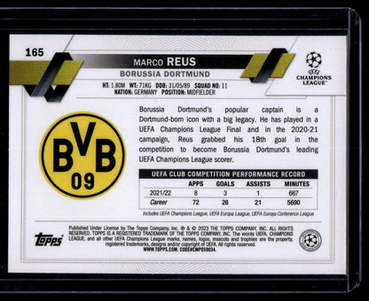 2022-23 Topps UEFA Club Competitions #165 Marco Reus