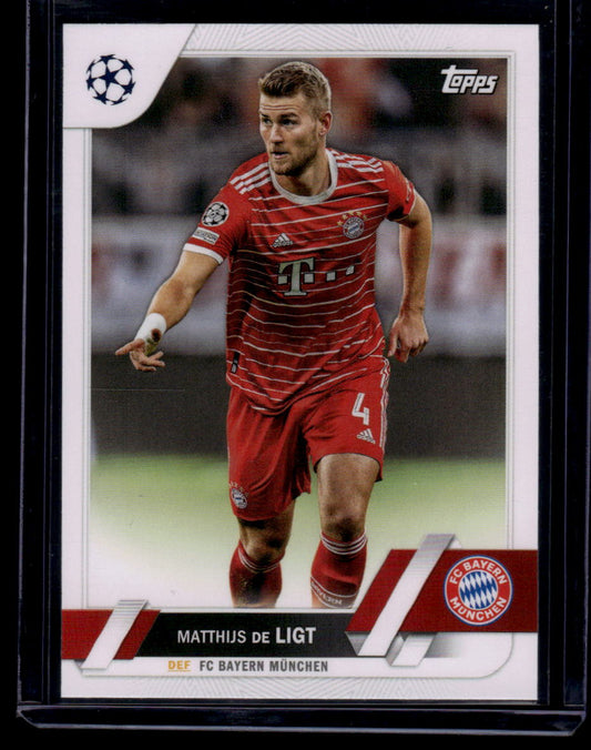 2022-23 Topps UEFA Club Competitions #161 Matthijs de Ligt