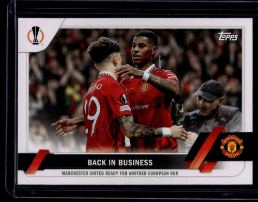 2022-23 Topps UEFA Club Competitions #163 Back in Business