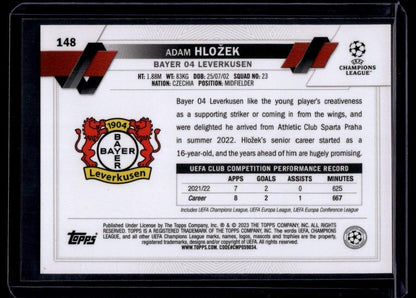 2022-23 Topps UEFA Club Competitions #148 Adam Hložek