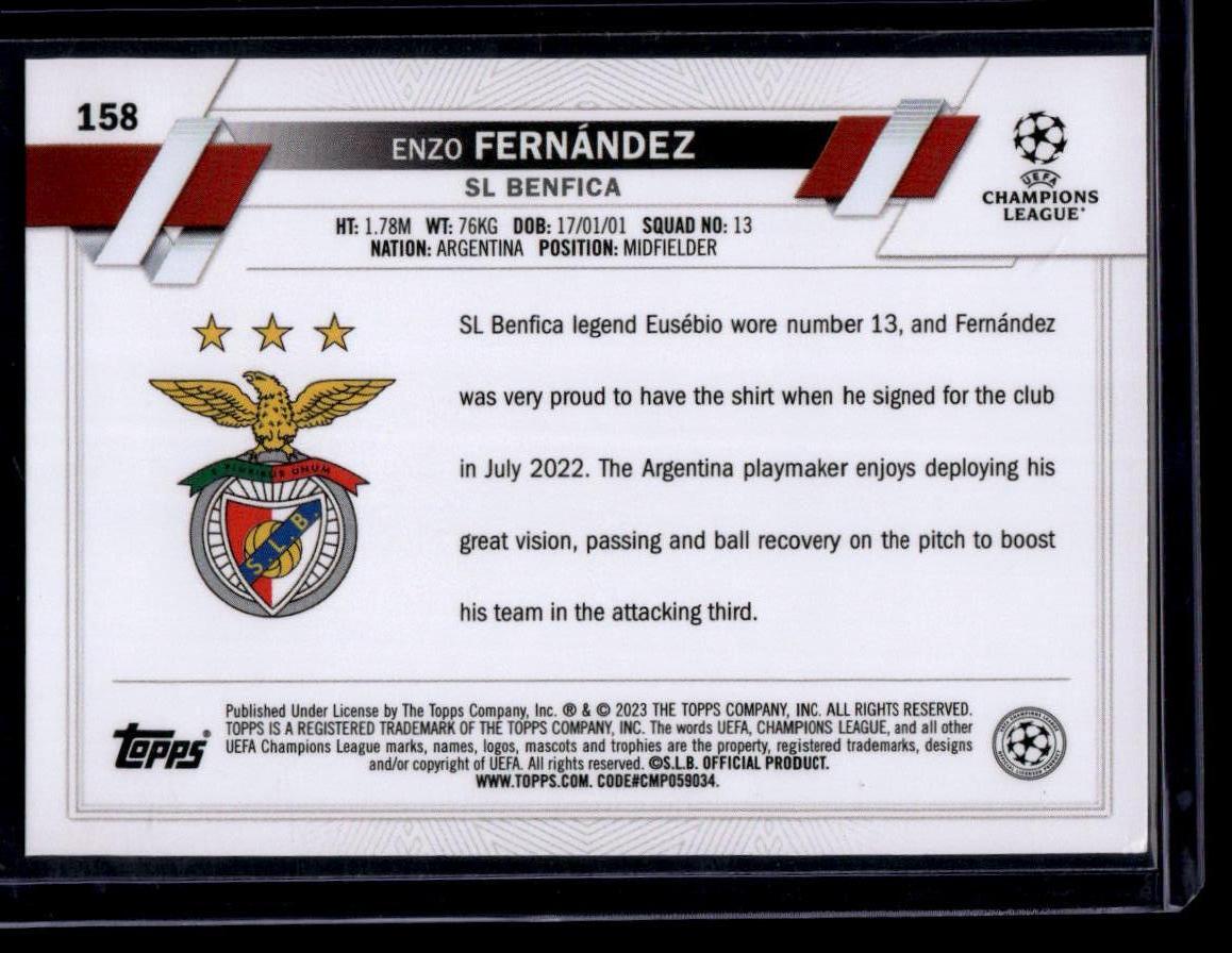 2022-23 Topps UEFA Club Competitions #158 Enzo Fernández