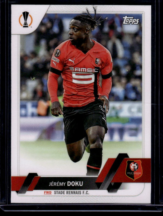 2022-23 Topps UEFA Club Competitions #198 Jérémy Doku