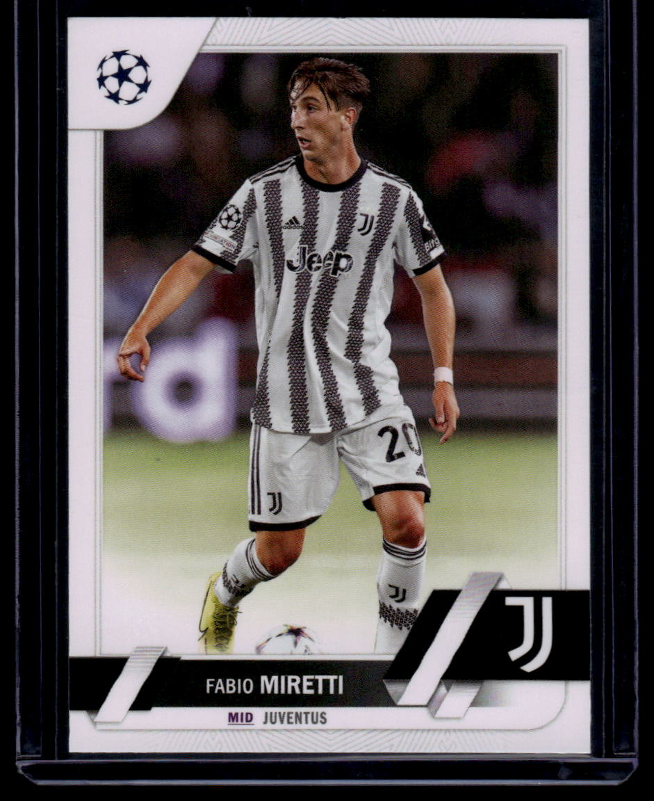 2022-23 Topps UEFA Club Competitions #116 Fabio Miretti