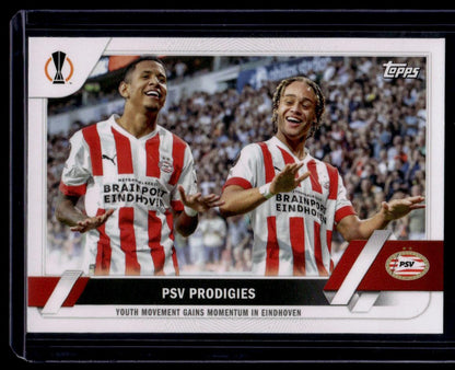 2022-23 Topps UEFA Club Competitions #104 PSV Prodigies