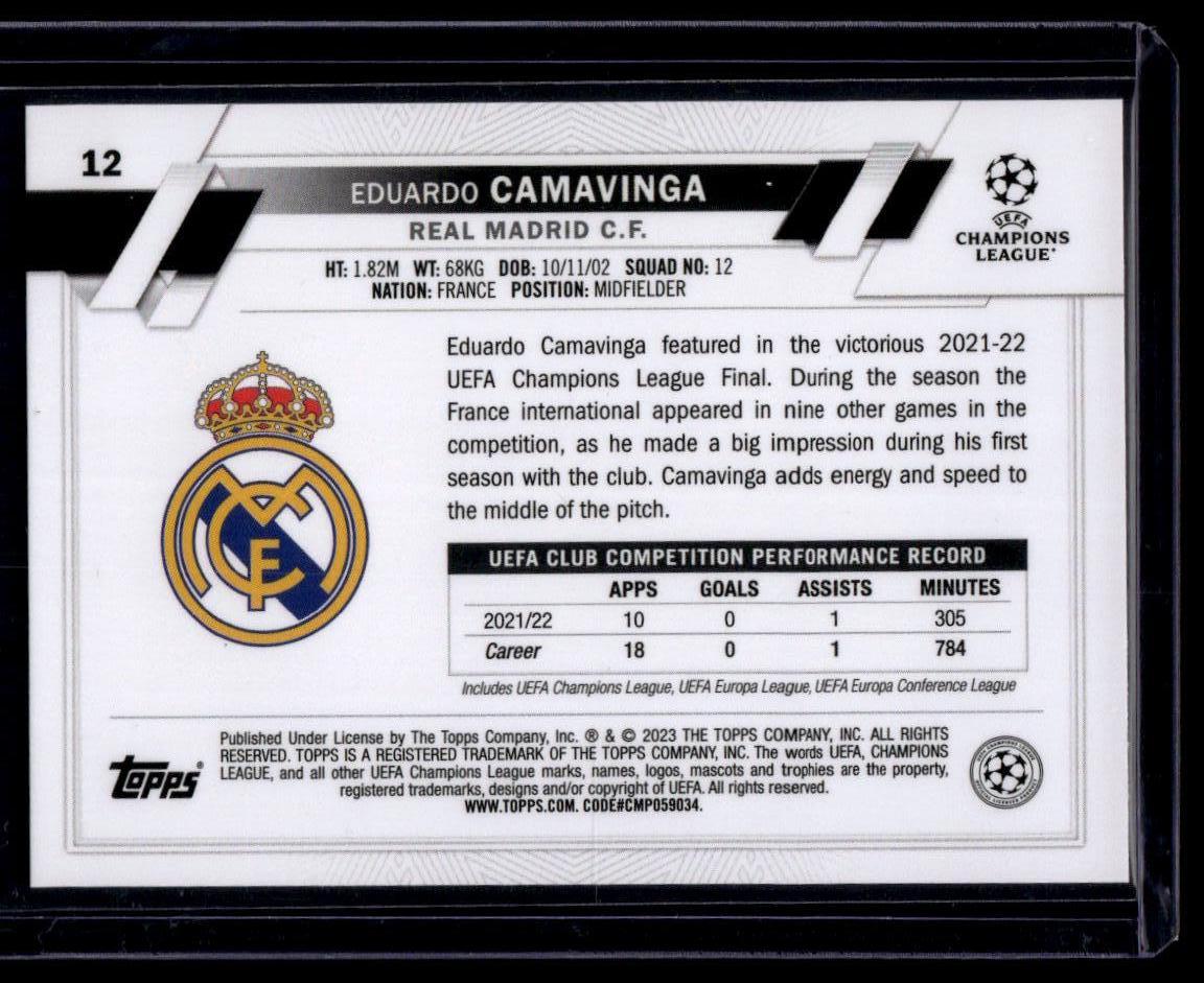 2022-23 Topps UEFA Club Competitions #12 Eduardo Camavinga